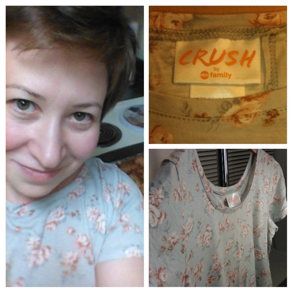 CRUSH by abc family Crossover Split Back Top